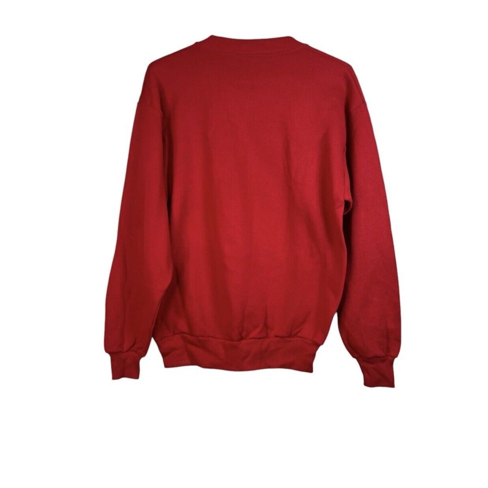 Vintage Jerzees Killen Scottie Dog Sweatshirt Red Crewneck Pullover Size M - Picture 2 of 10